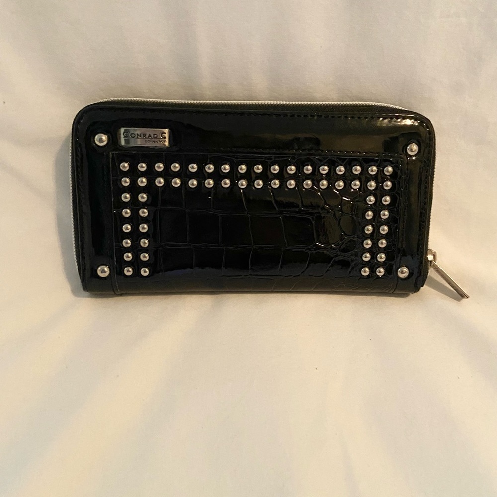 Black Patent Wallet